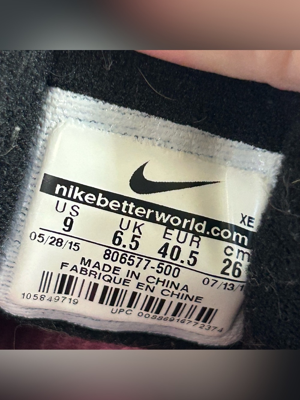 Nike Air Zoom Pegasus 32 Women's Sneakers Size 9 Purple Running Athletic - Picture 8 of 9